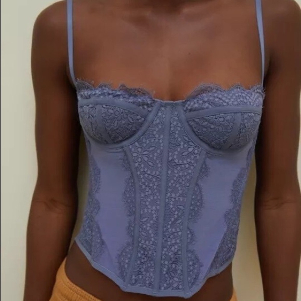 Out from Under Modern Love Corset Slate Size Small